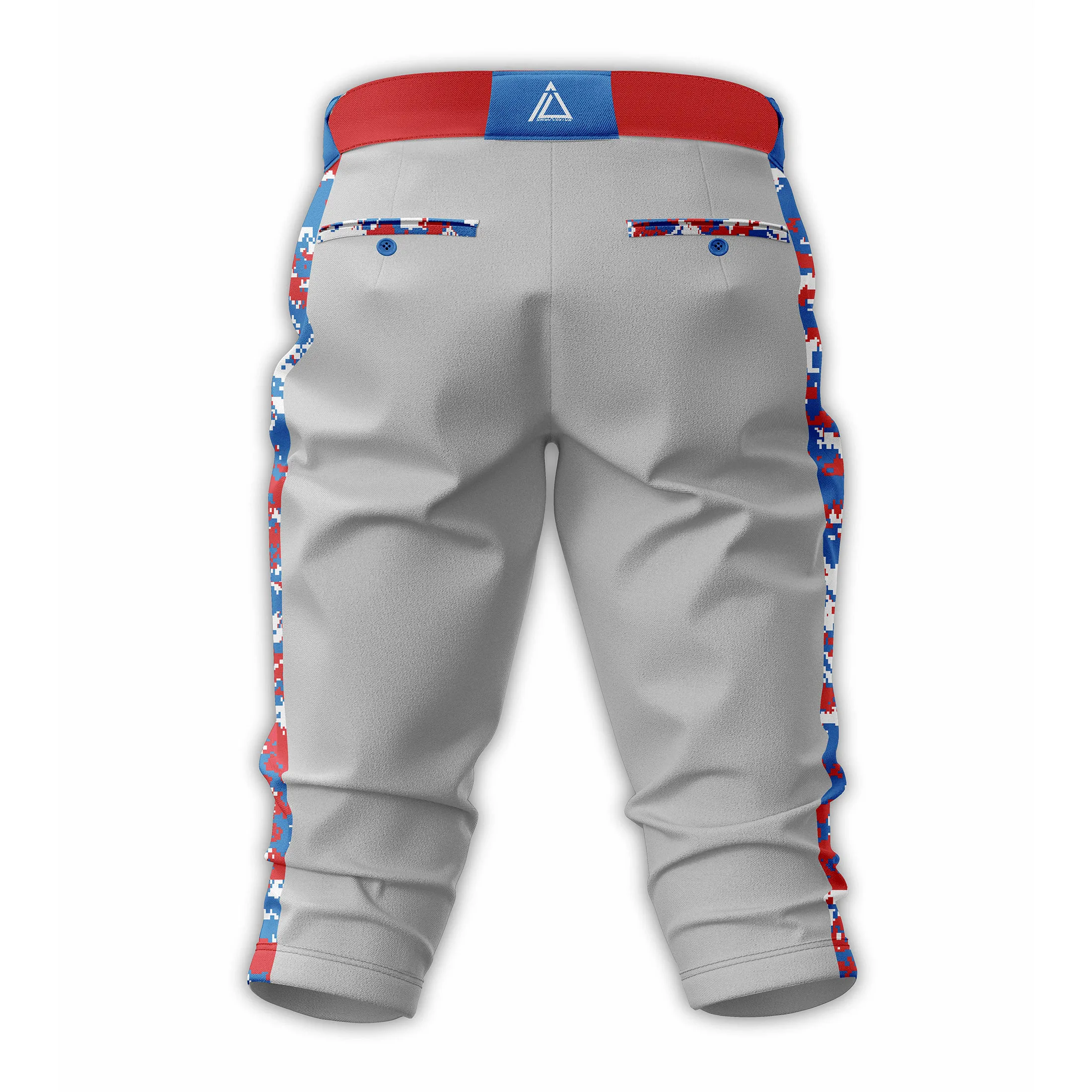 Custom Print Polyester Baseball Shorts for Men Women Twill Unisex Sportswear Quick Dry Middle Pants