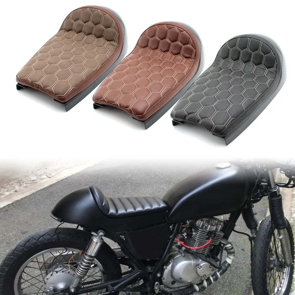 Moto Universal Cafe Racer Seat Retro Seat Pan Base Vintage Cushion Scrambler Sella Per Honda Bmw Suzuki Per Kawasaki