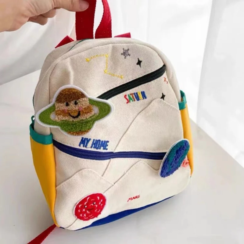 Wholesale of New Planet Backpacks New Kids Backpack Mini Schoolbag Girl Boy Cute Shoulder Bag Colored  Backpack Student Backpack 6