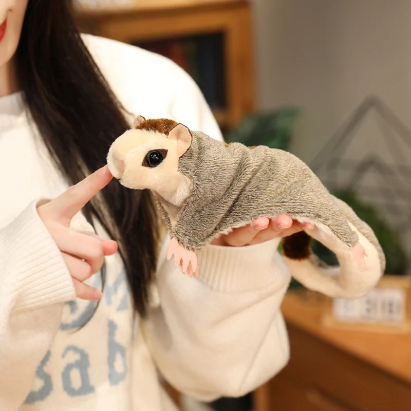 Cartoon Sugar Glider Plush Toy with Magnets