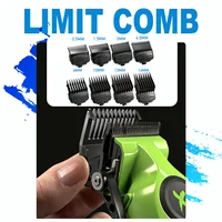 Nouvel ensemble de tondeuses à cheveux professionnelles BRDCLIP FA1C-T-609 blanc pour hommes, rasoir électrique 10000 tr/min, outils de barbier 4