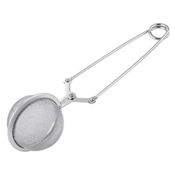 Stainless Steel Reusable Tea Ball Infuser - Herb and Leaf Mesh Strainer (1PC)
