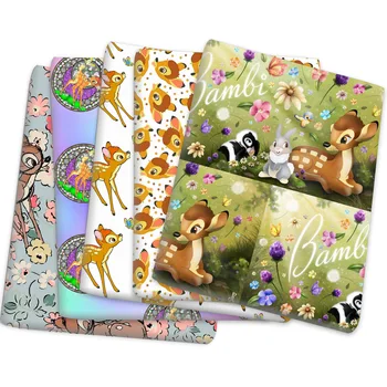Disney Fabric Cartoon Bambi polyester cotton 1