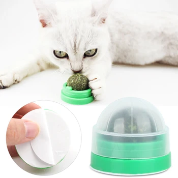 Cat Catnip Ball Catnip Ball Catnip Green Pet Natural Catnip Ball sano mangiare sano mangiare pulizia dei denti forniture per gatti