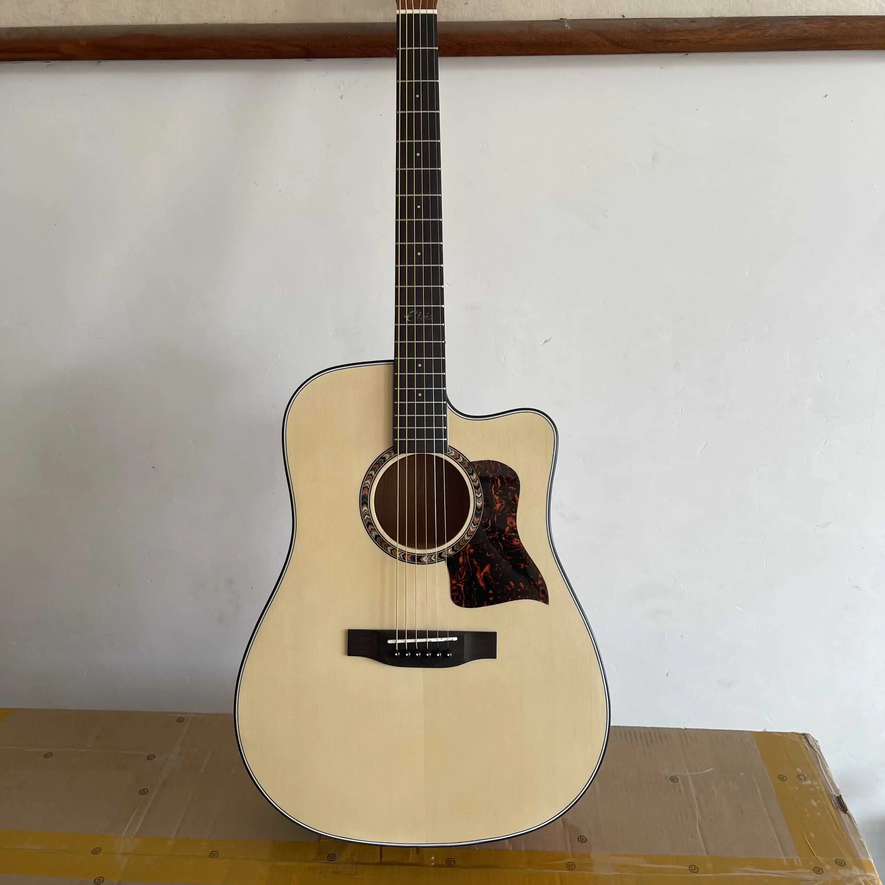 

Free shipping,Light brown, fashion,special-shaped, unique, electric guitar,2022 new pop, high-end custom,