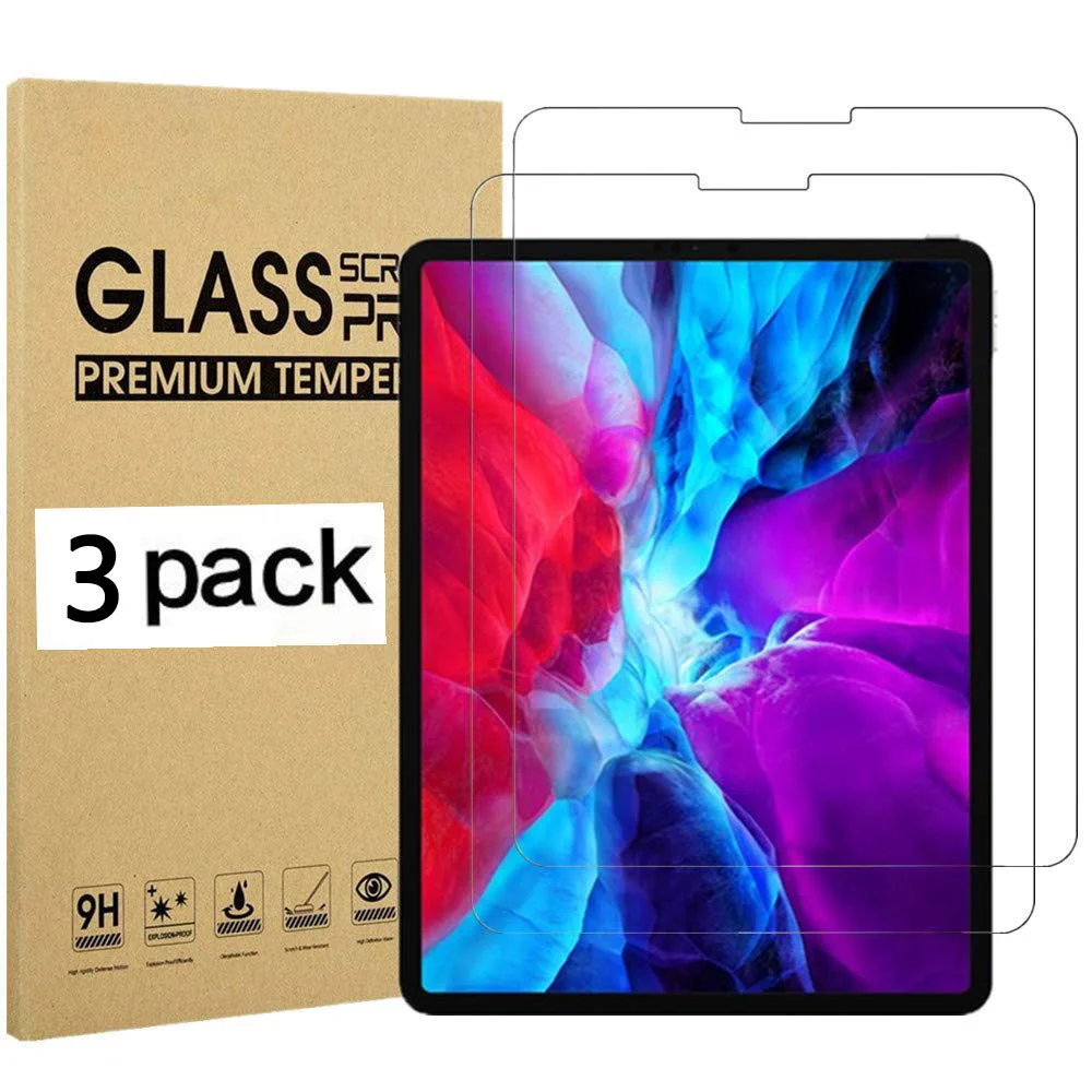 

(3 упаковки) Закаленное стекло для Apple iPad Pro 11, 2018, 2020, 2021, зеркальная пленка для iPad Air 4, 5, 2022