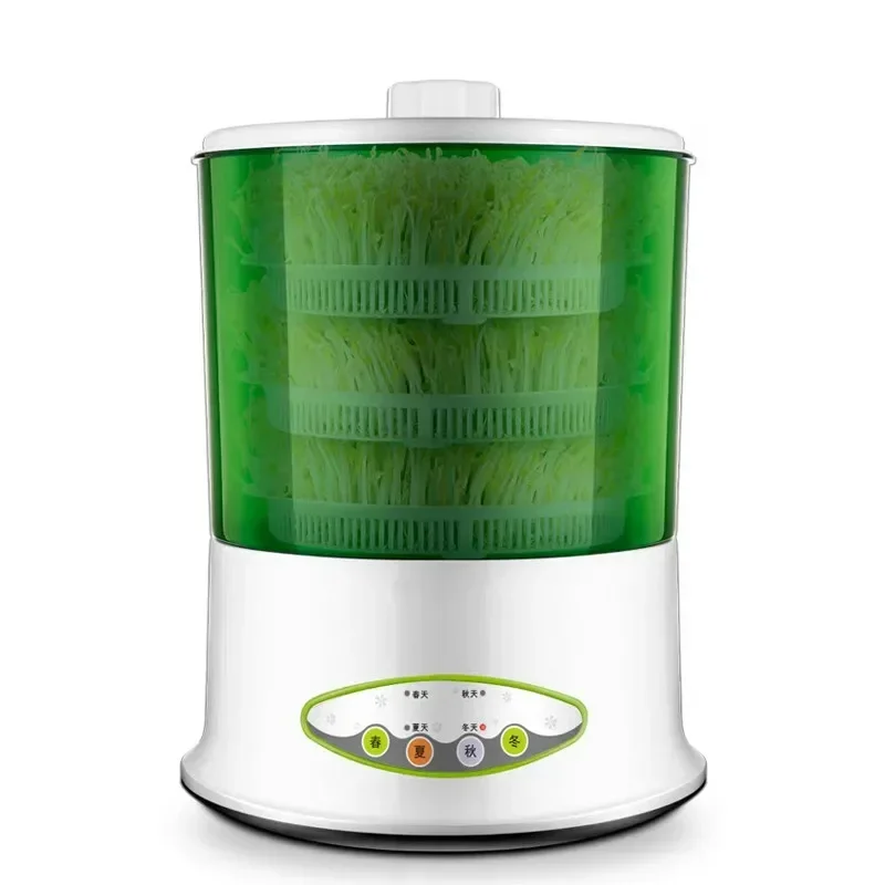 Intelligent Bean Sprouts Machine Grow Automatic Large Capacity Thermostat Green Seeds Growing Automatic Bean Sprout MachineEU US bean sprouts maker