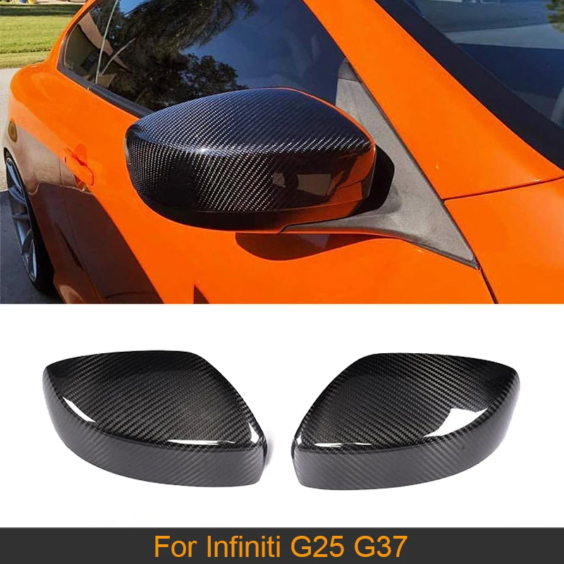 

Car Side Rear View Mirror Covers Caps for Infiniti G25 G37 G Series 2007-2013 Side Mirror Caps Covers Shell Car Sticker
