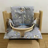 N80C Comfortable & Durable Children's Pad Stain-Resistant Baby High Chair Cushion Idealfor Baby Feeding Chairs