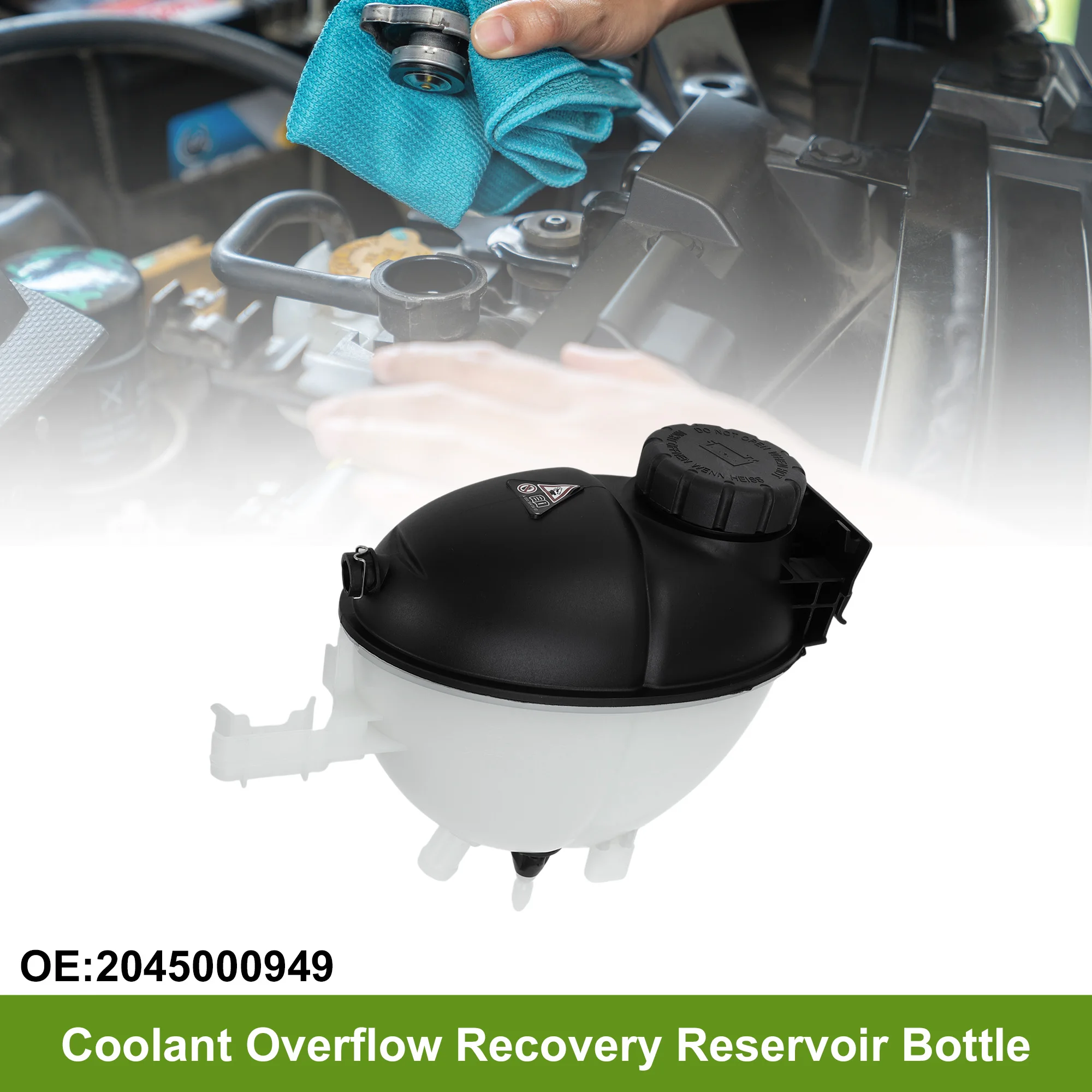 UXCELL No.2045000949 메르세데스-벤츠 C63용 냉각수 확장 탱크 AM..