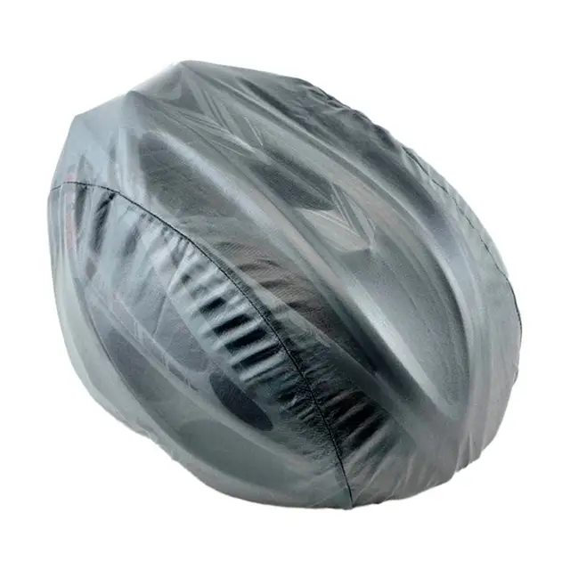 Useful Helmet Cover Solid Color Helmet Protective Cover Rainproof