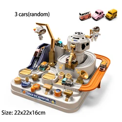Race Track Adventure: Interactive Educational Toy Set (A - 555 - 1 - 3 - car)
