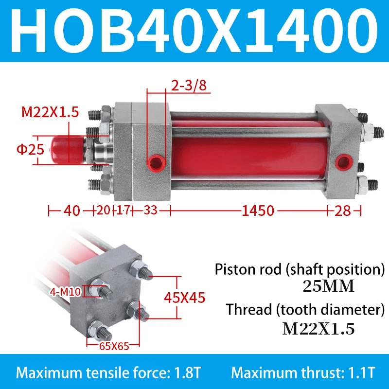 Hob Adjustable Stroke Heavy Hydraulic Cylinder for HOB50*50/100 /150/200/250/300/400/500(HOB50-250) : Amazon.ca: Patio, Lawn & Garden | Hob adjustable stroke heavy hydraulic cylinder For HOB50*50/100/15 | エアシリンダ | QDKEFUIYZ