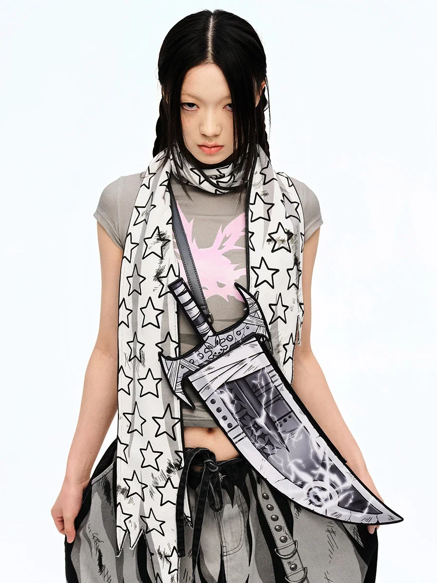 Five Pointed Star Scarf Cosplay