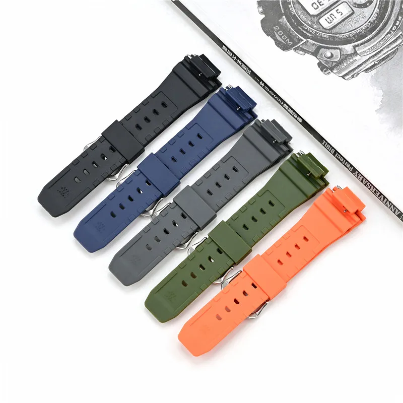 Enhanced Product Title: Durable Waterproof Rubber Sport Strap with Quick Release for Casio G-Shock Watches