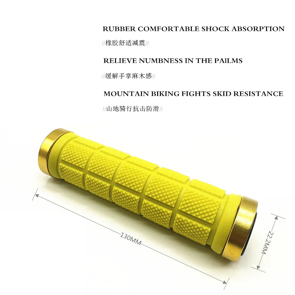Description Picture 5 of itemUltralight Bicycle Grips Rubber Particle Shock Absorption Non-slip Folding Bike Off-road Mountain Bike Grip Set Cycling Parts