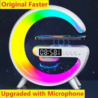Wireless Charger Pad Stand Speaker TF Card RGB