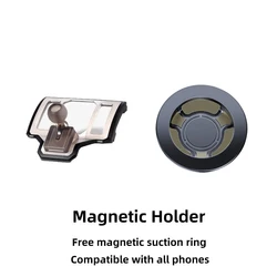 Magnetic Wireless Car Phone Holder with Fixed Bracket Base (Magnetic holder)