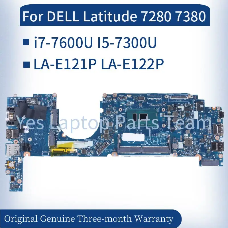 

Материнская плата для ноутбука DELL Latitude 7280 7380 0R5YF6 0X0FTD 0HP2CR 0W87R5 09PJNK