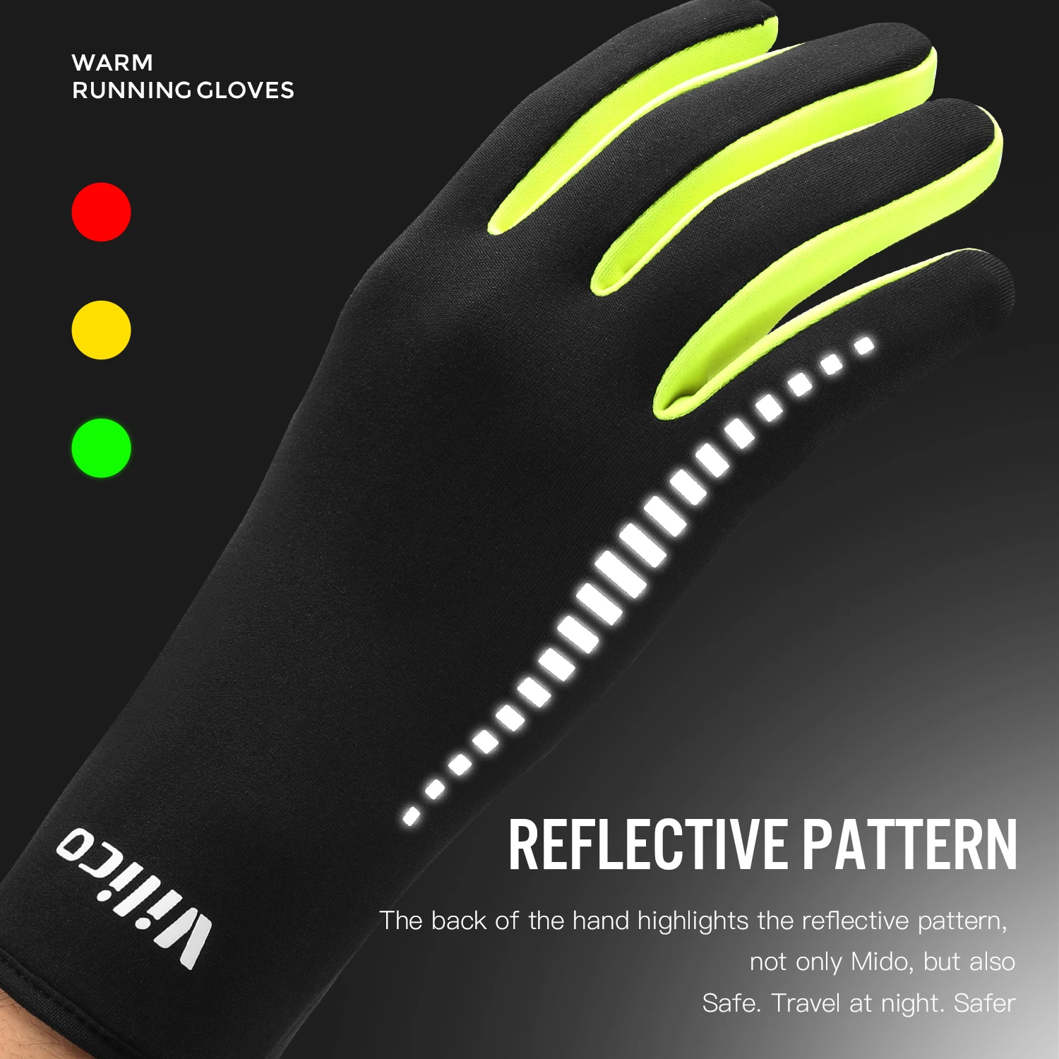 Outdoor Winter Cycling, Cold Proof, Warm Delivery, Men'S And Women'S Touch Screen With Fleece Riding And Running Gloves