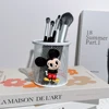 Disney Mickey Black and White Cartoon Pattern Pencil Holder, Metal, Minnie Fan's Study Organizer Birthday Gift 5
