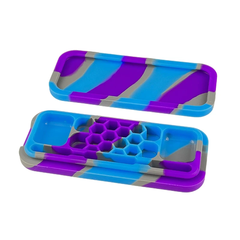 New Rectangular Shape Silicone Wax Container Capacity