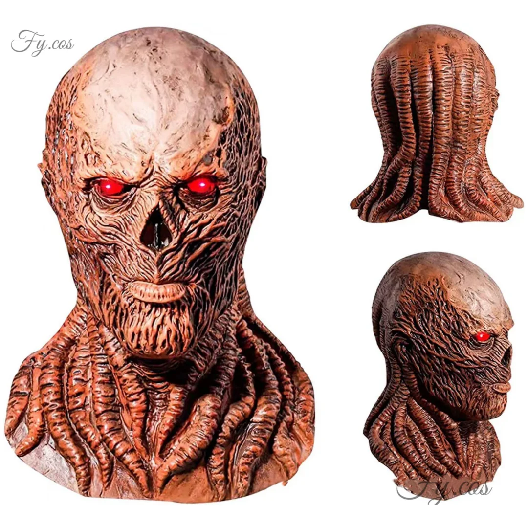 

Devil Mask Halloween Rave Cosplay Costume for Men Horror Movie Monster Demon Latex Mascara Disguise Helmet Props Tricky Toys