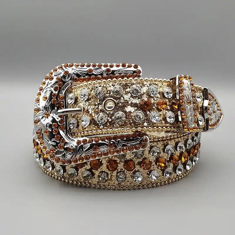 Women's Jeans Rhinestone Large Size Belt Men's Belt Western