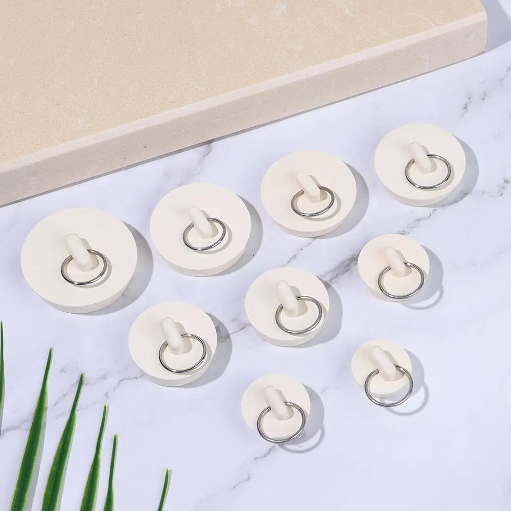 Round Drainage Stopper Durable Rubber Water Sink Plug Leakage-proof Plug Bathroom Supplies Silicone Drain Stopper Drain Stopper Basin Drain Stopper Bathroom Sink Plug Bathroom Sink Stopper Washbasin Drain Plug