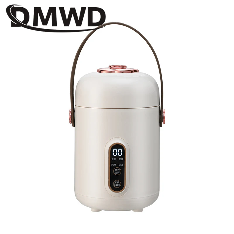 Rice Cooker Electric Cooker Electric Cooking Pot Electric Food Warmer 110V Electric Kettle Health Tea Water Boiler Stew Hot Pot Soup Porridge Slow Cooker Rice Cooking Heating Lunch Box Food Warmer