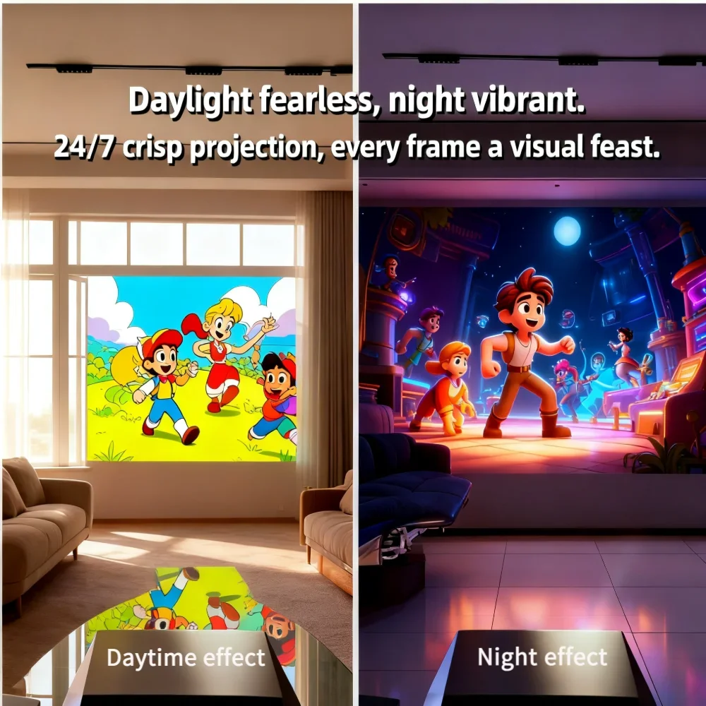 4K beamer Projector for Movies 1800 ANSI Auto Focus Native Full HD 5G Wifi Android TV Home Theater Daylight HDR Video Projectors portable projector