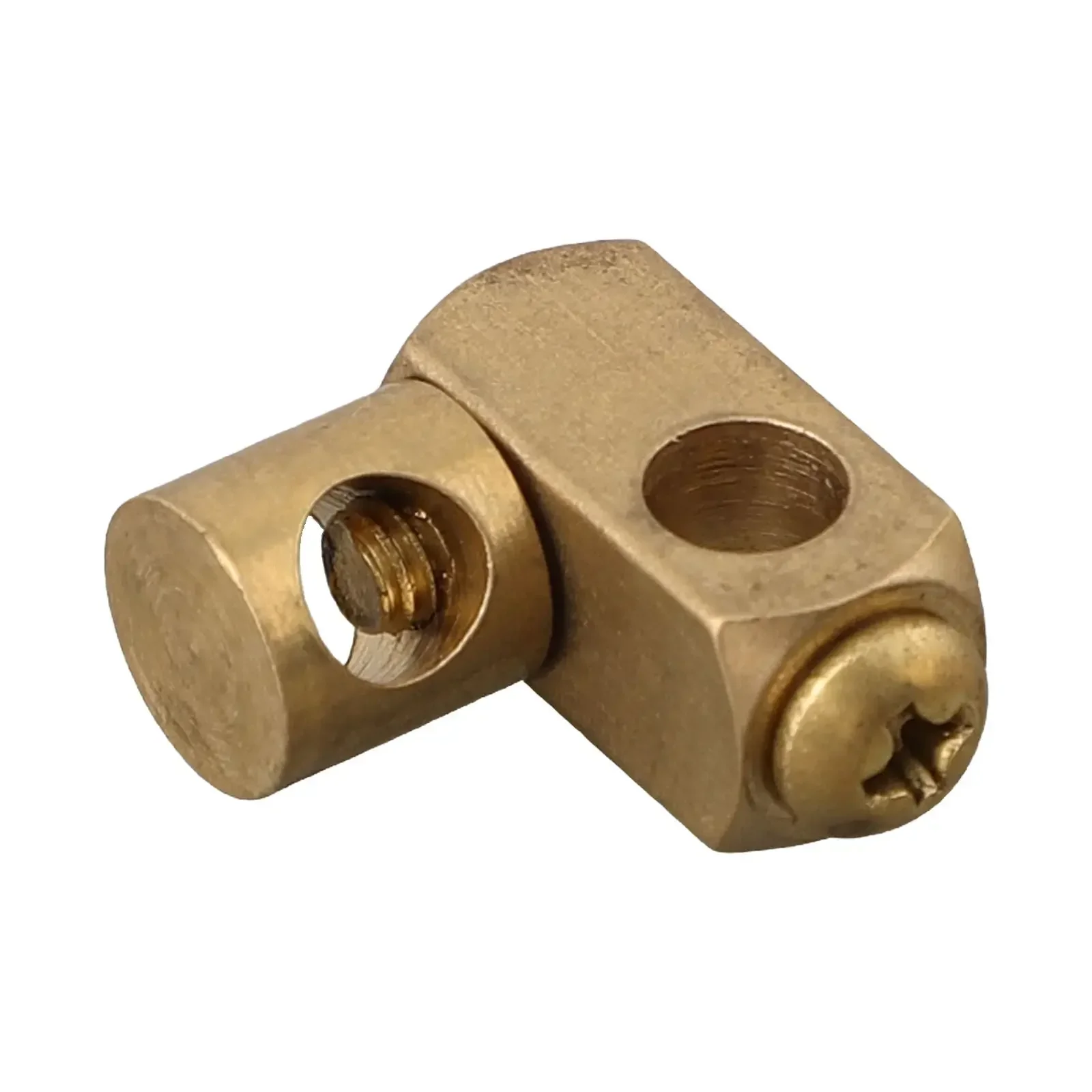 Universal Double Joint Piece For Eccentric Drain Fitting Degrees Adjustable Metal Double Joint Piece Tool Parts 2Pcs