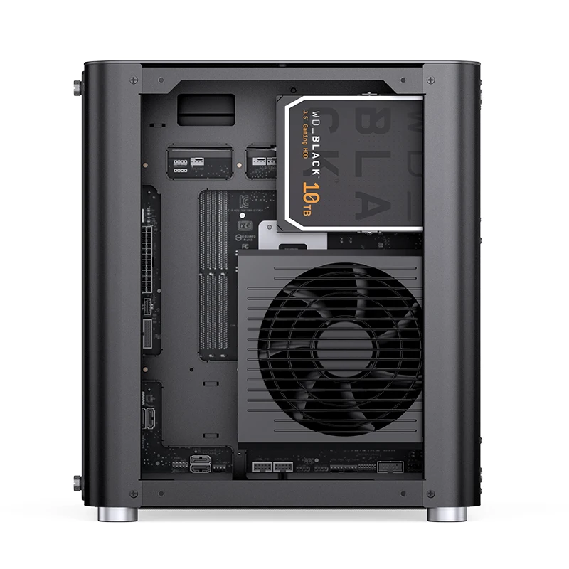 PC Case PC Chassis Computer Chassis Frame JONSBO TK-1 2.0 Ver M-ATX Aluminum Back Plug Water Cooling Motherboard PC Aquarium Case For Gaming