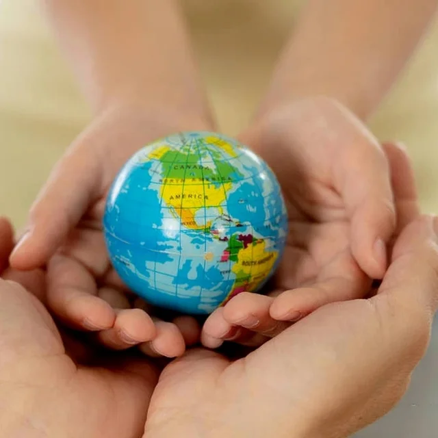 12pcs Stress Relief World Map Foam Ball Atlas Globe Palm Ball Planet Earth Ball Adult Kids Novelty Funny Gadgets Stress Toys 4