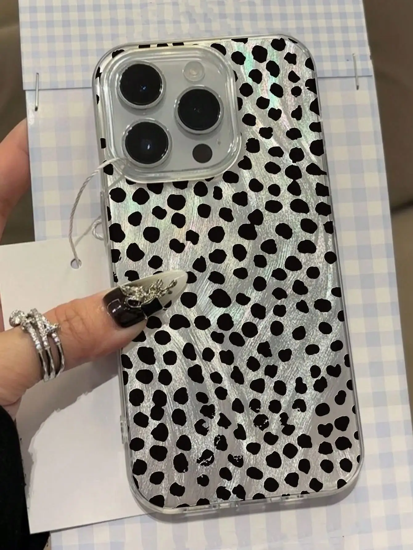 Leopard Print Chic Electroplated Phone Case