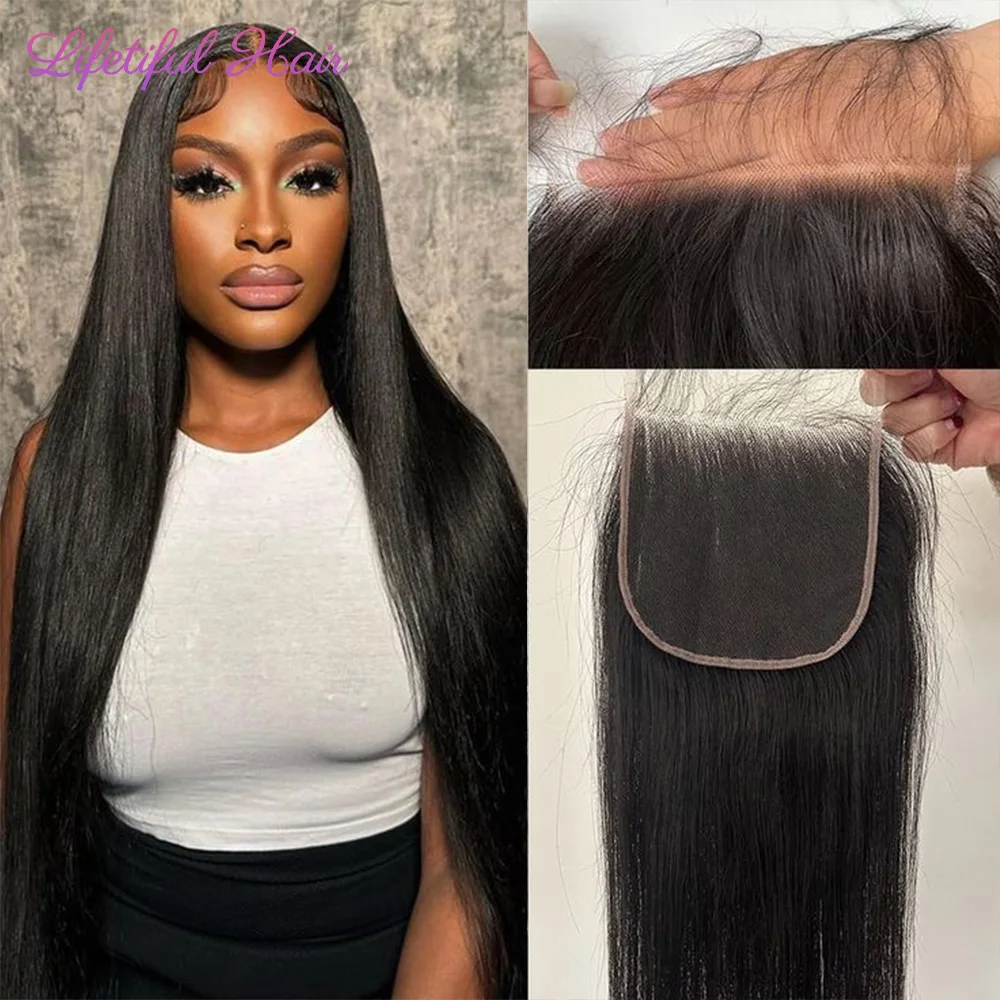 13x4 Lace Frontal 4x4/5x5/6x6 Transparent Swiss Lace Closure 100% Human Hair For Brazilian Human Hair Closure Human Hair Frontal Human Hair Lace Product