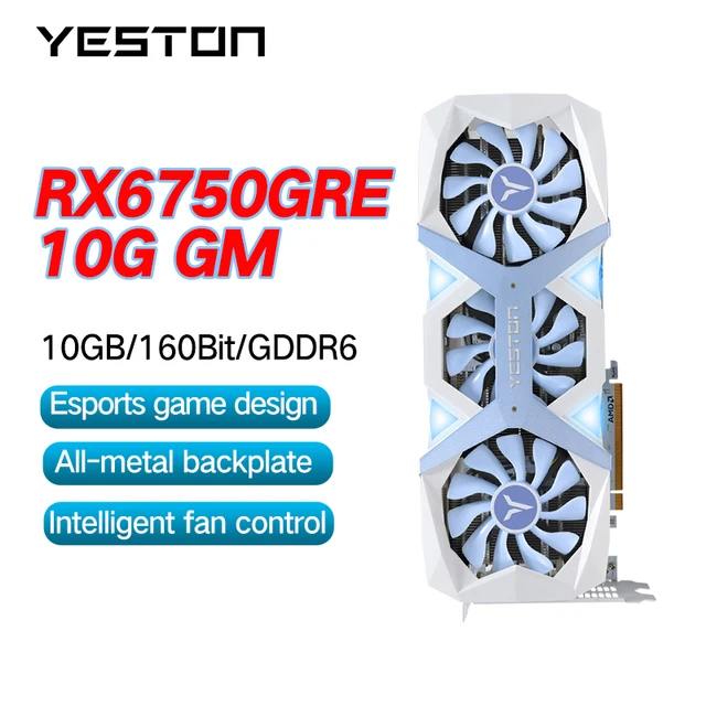 【新品未使用】YESTON RX 6750 GRE グラフィックボード Amazon | Yeston Game Ace Radeon RX 6750 GRE 10GB D6 GDDR6
