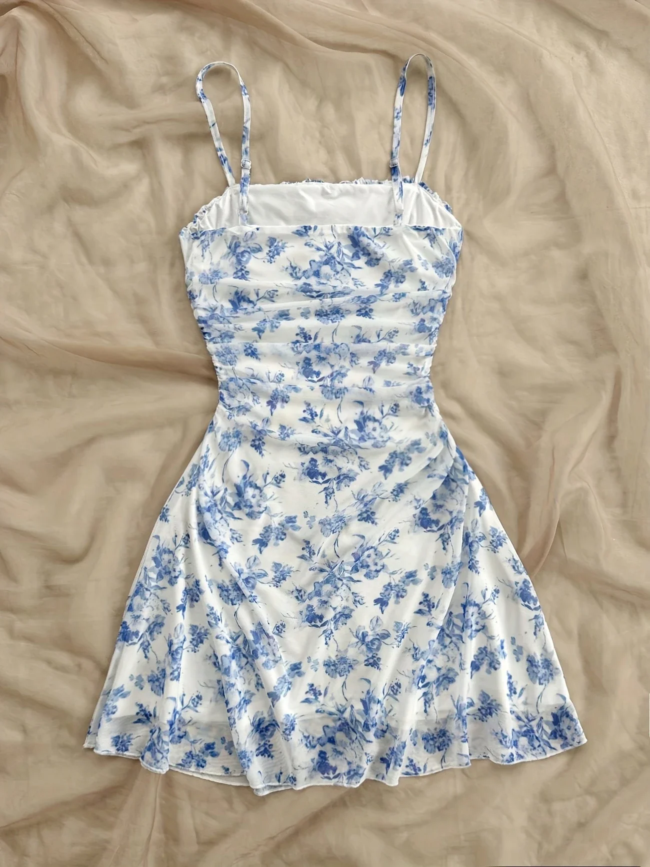 Sexy Square Neck Printed Slim Fit A-Line Skirt Nightclub Party Womens Summer Chic Shoulderless Suspender Mini Dress