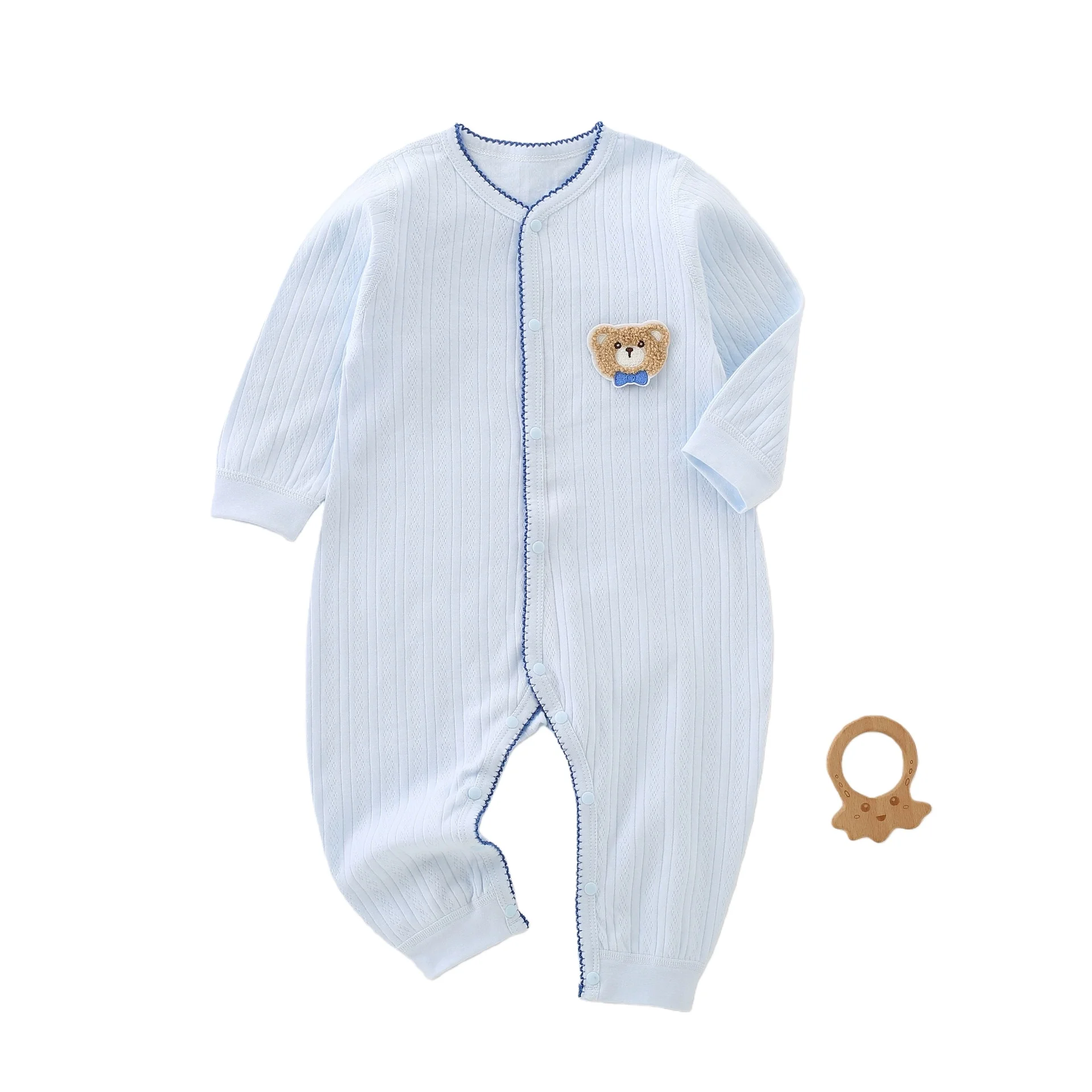 3-24M Newborn Baby Spring Summer Clothes Infant Jacket for Girls Jumpsuit for Boys Soft Cotton Bebe Romper Baby Clothes