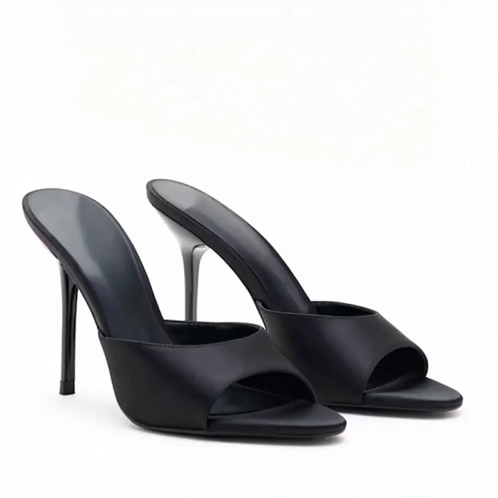 Sexy Women High Heel Sandals Fashion Open Toe Slides Summer Outdoor Elegant Party Casual Big Size Shoes