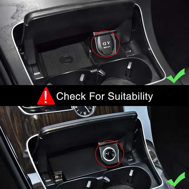 Caricabatterie Wireless Auto Per Mercedes Classe C/GLC/AMG 2015-2021 - Ricarica 15W - Foto 6