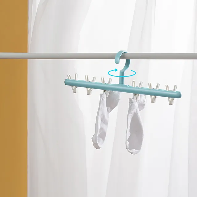 Erős Szekrény Ruhadarabok Elleni Küzdelem Fehérnemű Melltartók Klipek Szoknya Fogasok 360 Forgatható Horog Nadrág Jean Szervező Tartó - Image 3