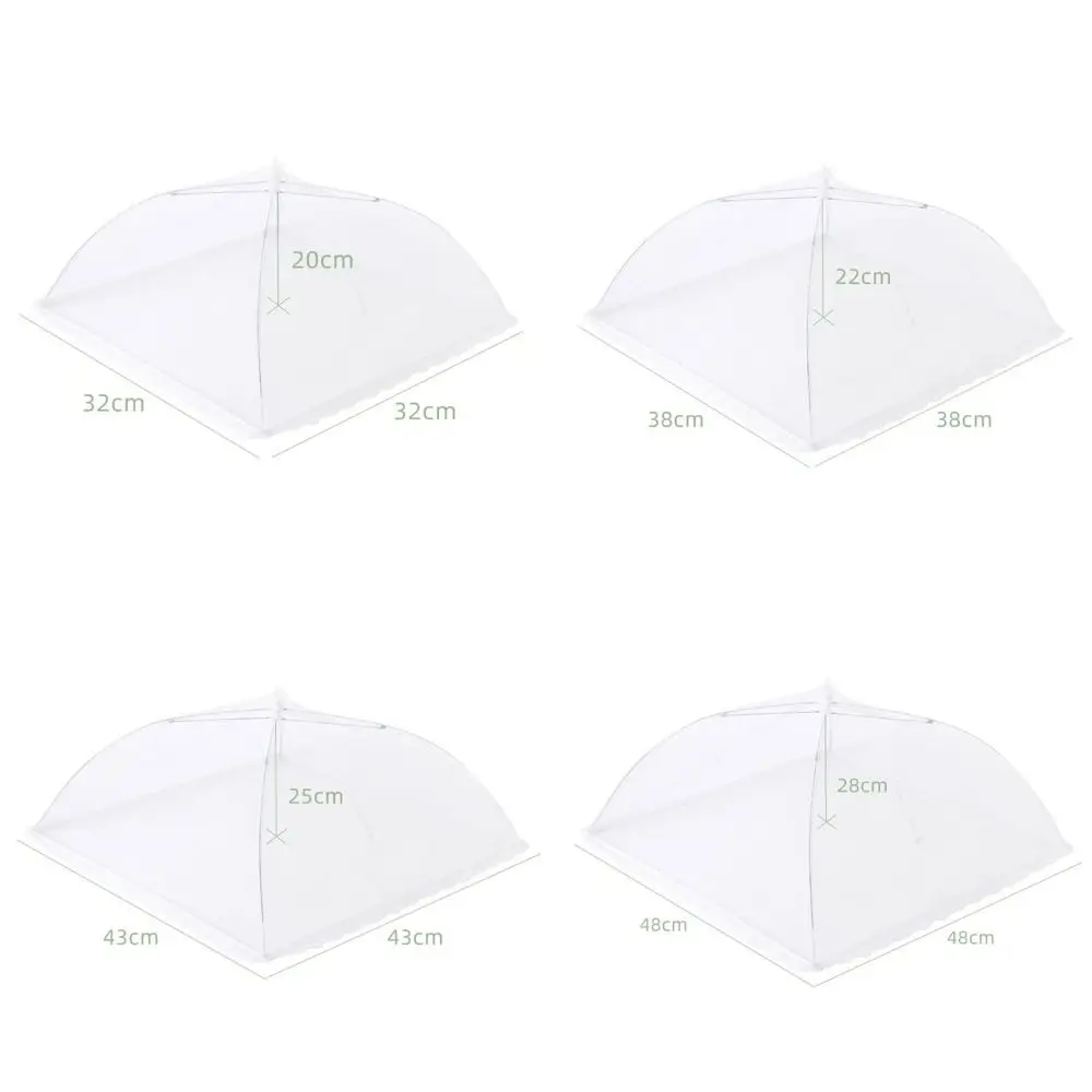 Collapsible Mesh Food Covers Anti-Flying Protective Food Tent Household Dish Lid Dining Table Insect Proof Cover food cover