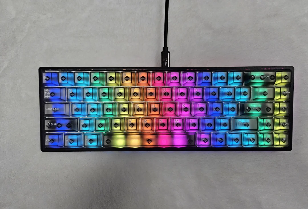 新しい Everglide AE68Pro サイレン磁気軸ゲーミングキーボード