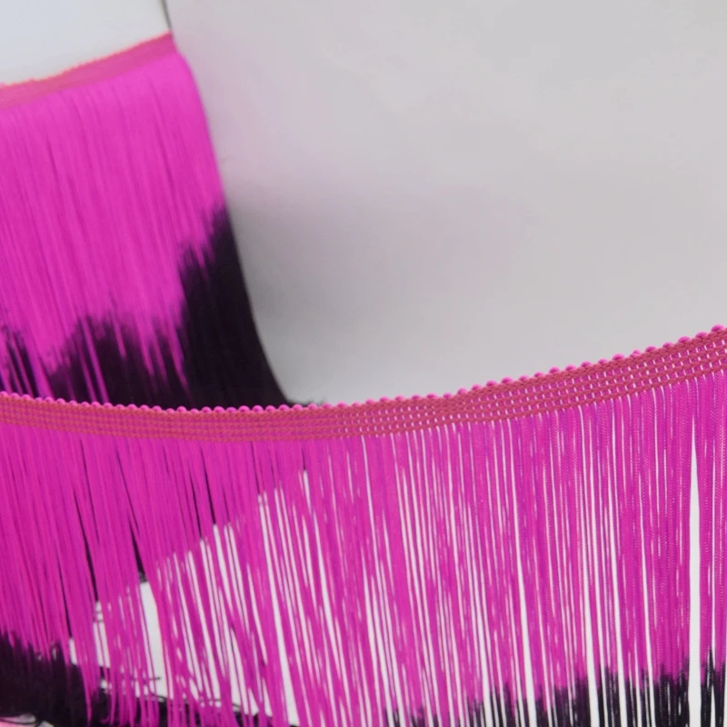 20cm Colorful Tassel Fringe Trimming for Clothing Sewing Latin Dress Stage Home Decoration Lace Trim DIY Accessories