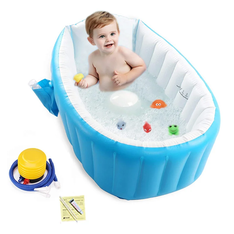 Inflatable Baby Bathtub Thickened Baby Swimming Pool Infant Bathtub