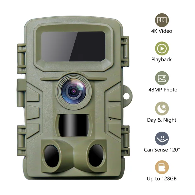 1Pcs 4K Hunting Camera PR701 Infrared Movement Trigger Photo Video Night Vision Camera Home Security Alarm Anti Theft IP66 1