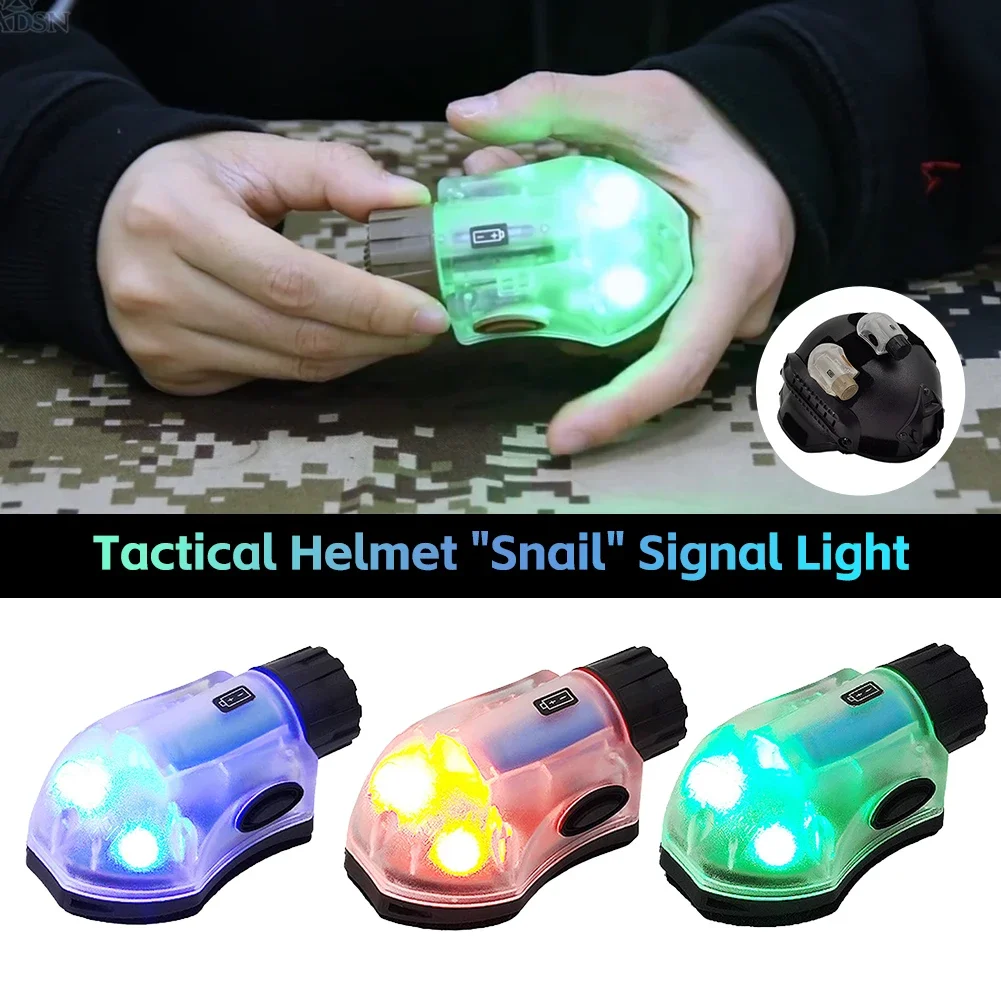1Pc Sport Helmet Light Blue Red IR Strobe Waterproof Outdoor Survival Safety Signal Flash LAMP Light for Outdoor Sports Hunting