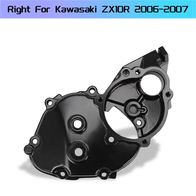 

Engine Cover Motor Stator Cover Crank Case Protector Crankcase Cover Right For Kawasaki ZX10R 2006-2007 Parts Accessories 1 PCS