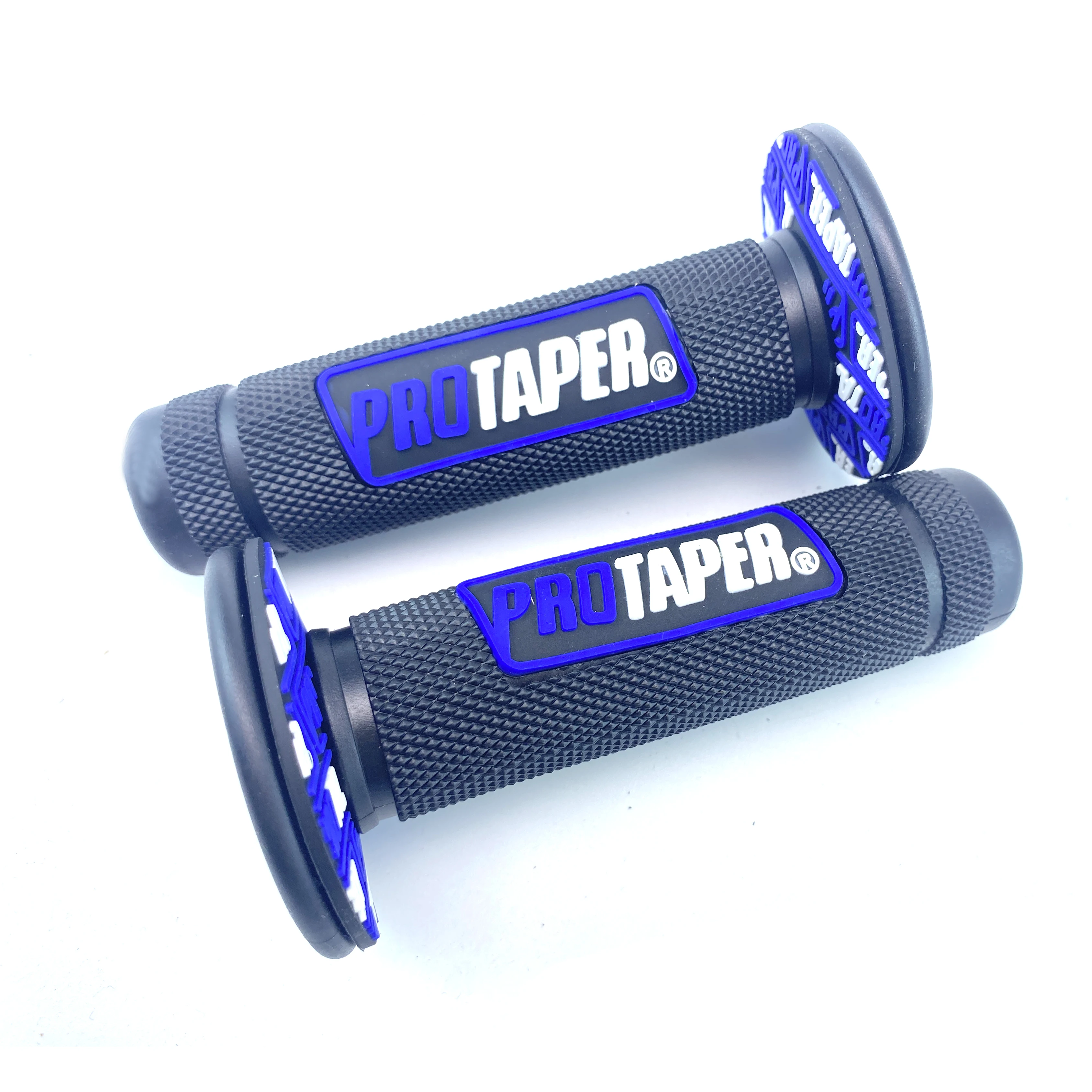 thumbnail image 1 of Manillar de motocicleta universal azul de 22 mm y 24 mm, pieza para manillar de motocicleta Protaper, Yamaha, KTM, motocross, agarre para moto, Pit Bike, 1 of 4